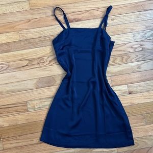 Silk mini dress